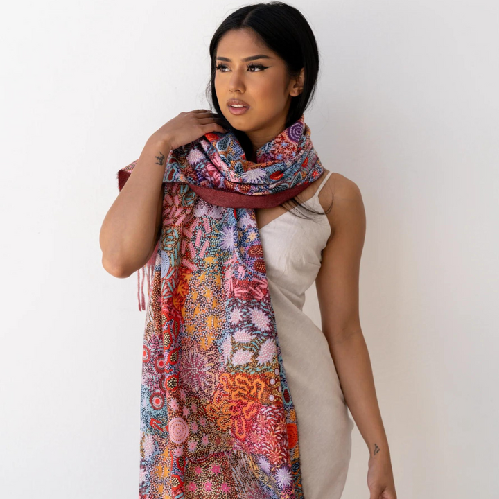 Koh Living Aboriginal Grandmother's Country Scarf | Merchants Homewares