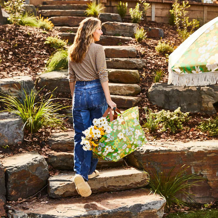Kollab Beach Bags Sage x Clare & Kollab Floria Lifestyle | Merchants Homewares