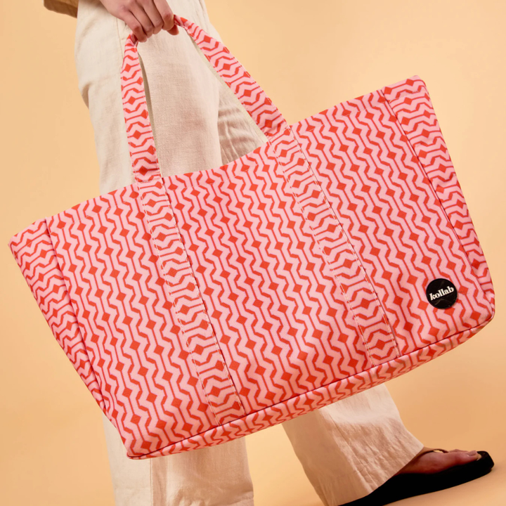 Kollab Carryall Cargo Cherry Zig Zag Lifestyle | Merchants Homewares