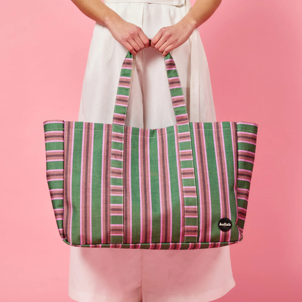 Kollab Carryall Cargo Forest Stripe Lifestyle | Merchants Homewares