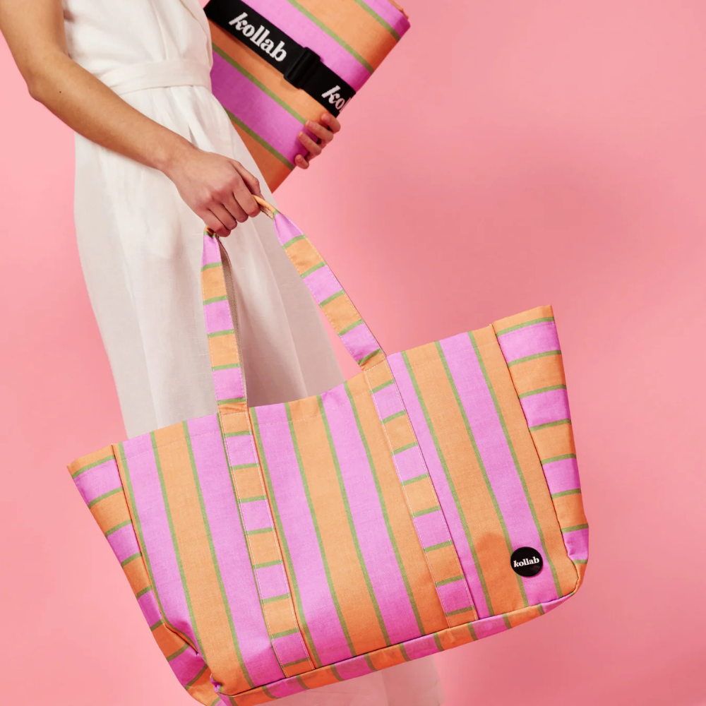 Kollab Carryall Cargo Sunset Stripe Lifestyle | Merchants Homewares