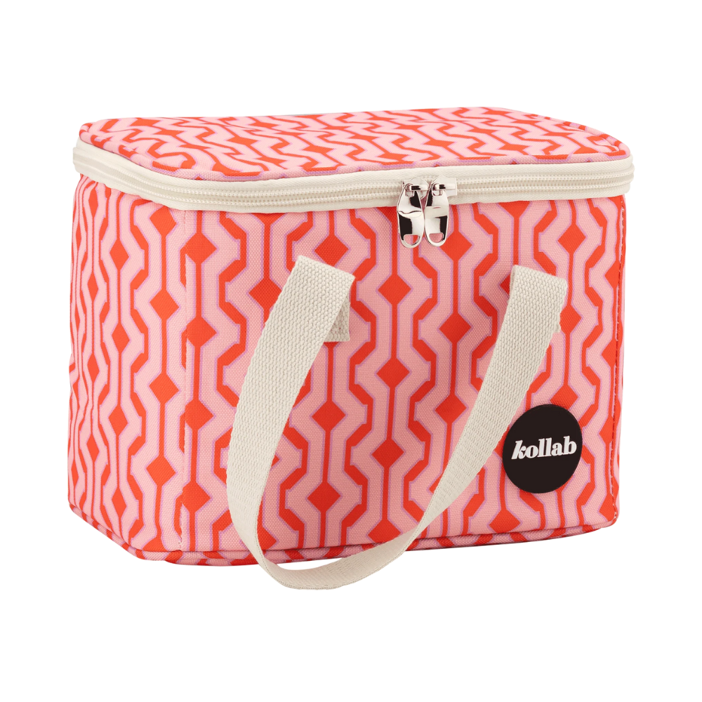 Kollab Holiday Lunch Box Cherry Zig Zag | Merchants Homewares