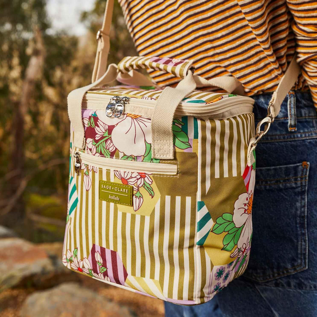 Kollab Holiday Mini Cooler Sage x Clare & Kollab Portofino Lifestyle | Merchants Homewares