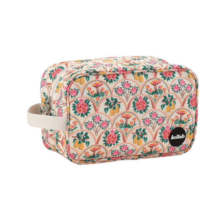 Kollab Holiday Travel Bag Needlepoint Garden | Merchants Homewares