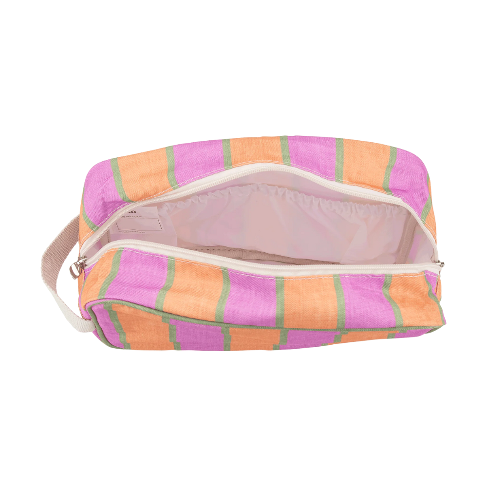 Kollab Holiday Travel Bag Sunset Stripe Open | Merchants Homewares