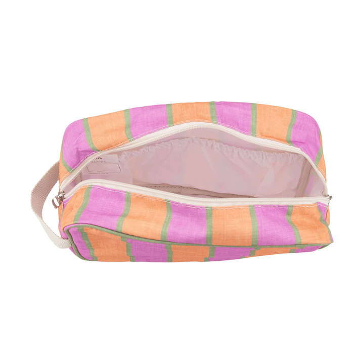 Kollab Holiday Travel Bag Sunset Stripe Open | Merchants Homewares