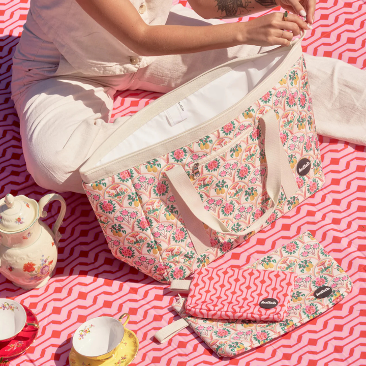 Kollab Holiday Wet Bag Needlepoint Garden Lifestyle | Merchants Homewares