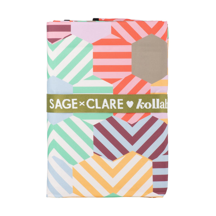 Kollab Holiday Picnic Mat Sage x Clare & Kollab Tessa | Merchants Homewares