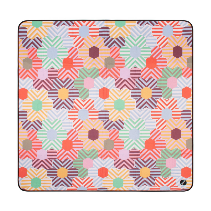 Kollab Holiday Picnic Mat Sage x Clare & Kollab Tessa Open | Merchants Homewares