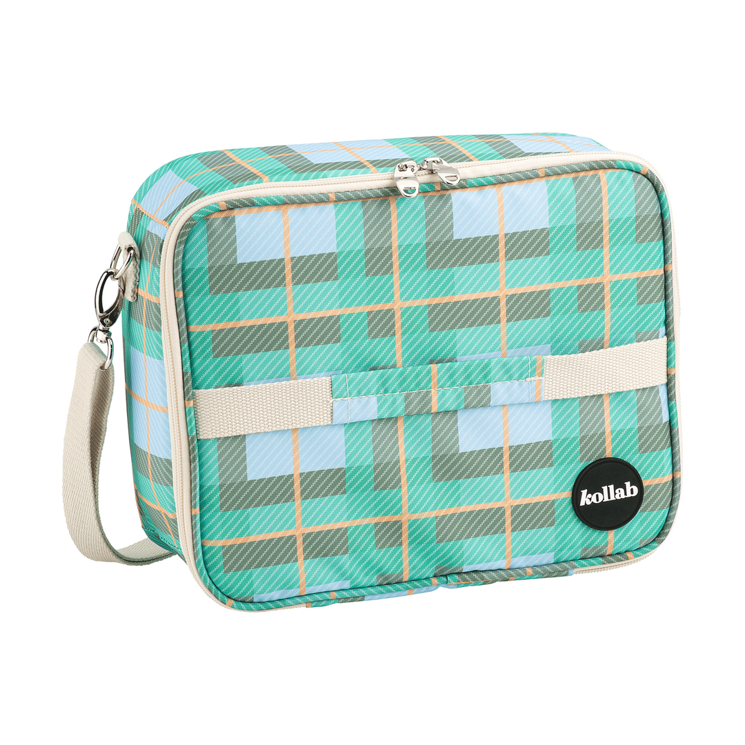 Kollab Holiday Bento Bag Ocean Check | Merchants Homewares