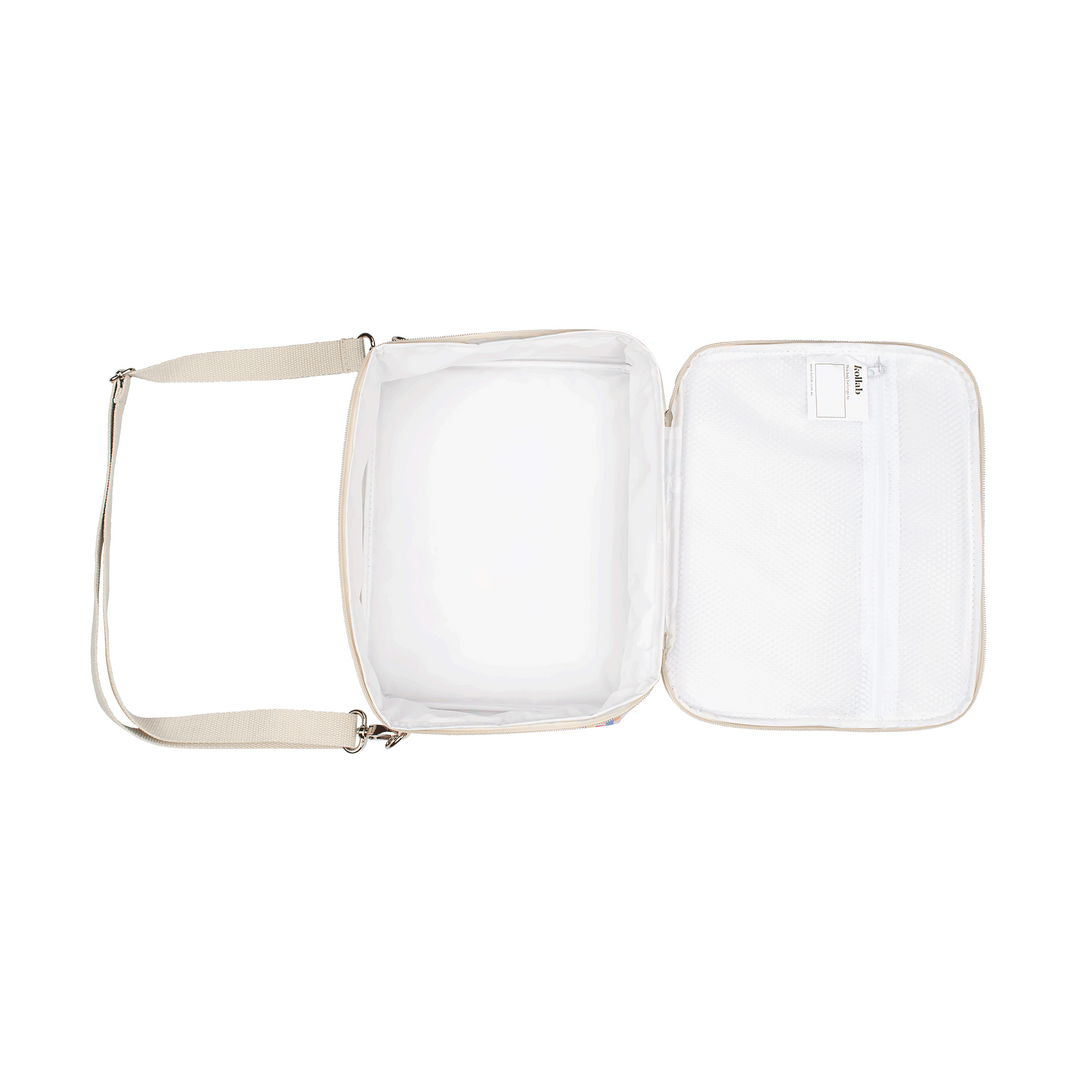 Kollab Holiday Bento Bag Ocean Check Open | Merchants Homewares
