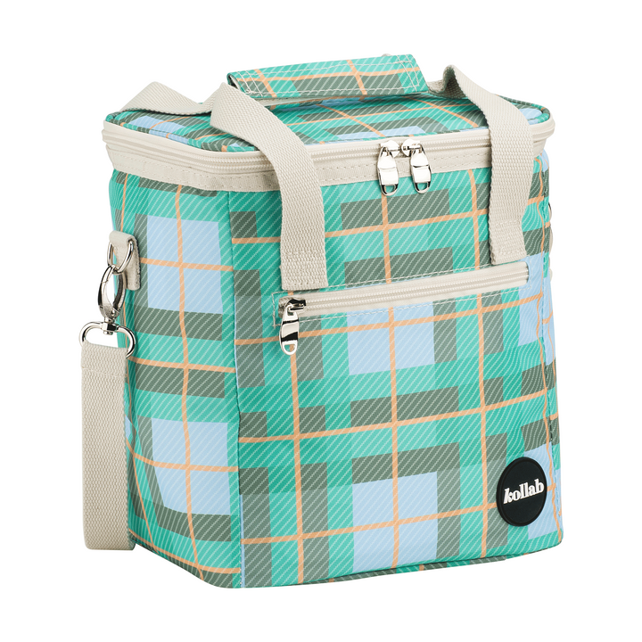 Kollab Holiday Mini Cooler Ocean Check | Merchants Homewares