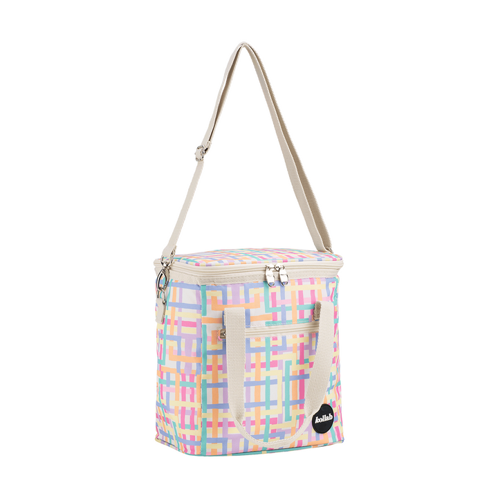 Kollab Holiday Mini Cooler Subway Lines With Strap | Merchants Homewares
