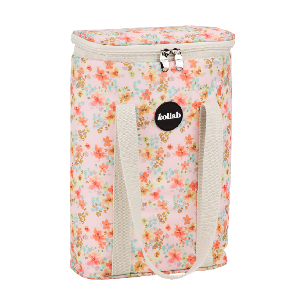 Kollab Holiday Wine Cooler Bag Blush Meadows | Merchants Homewares