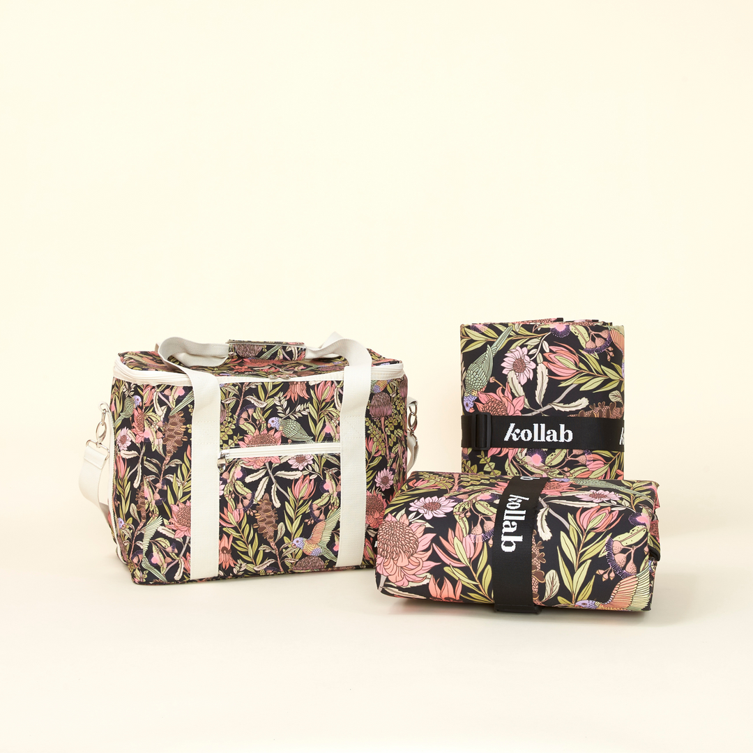 Kollab Holiday Picnic Bag Native Rosella Lifestyle | Merchants Homewares