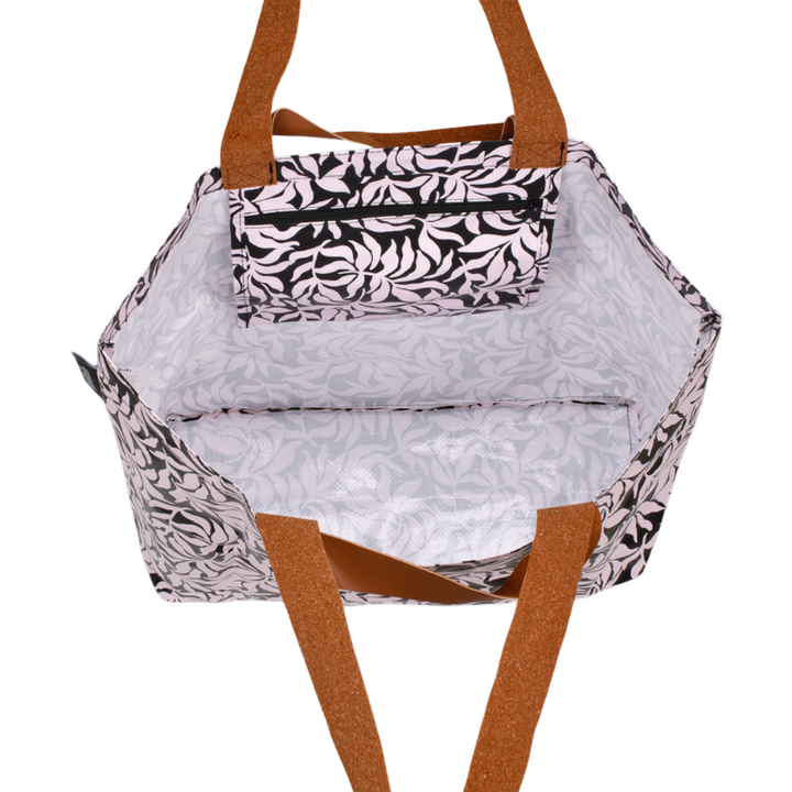 Kollab Shopper Tote Midnight Garden Open | Merchants Homewares