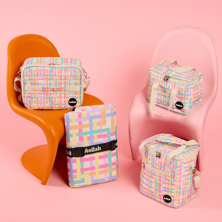 Kollab Holiday Bento Bag Subway Lines Lifestyle | Merchants Homewares