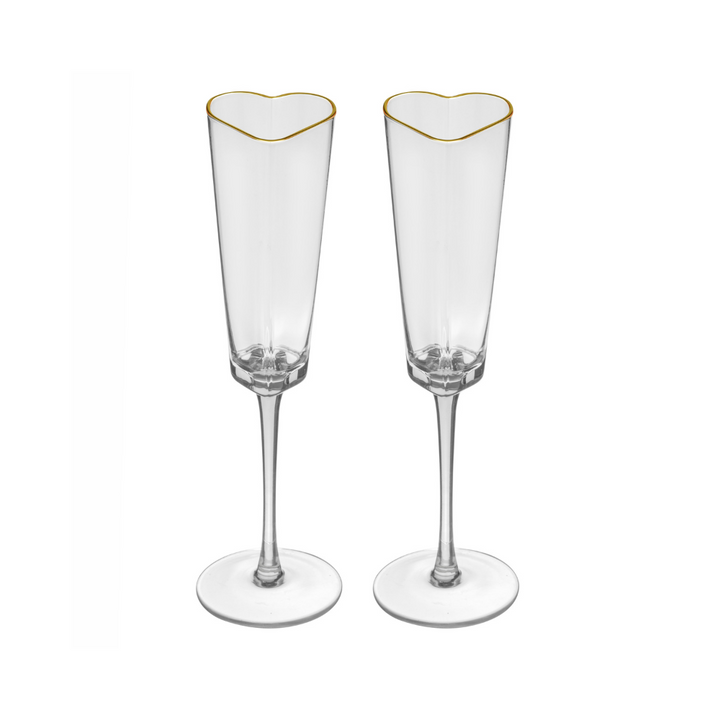Ladelle Amour 2pk Champagne Glass Clear | Merchants Homewares