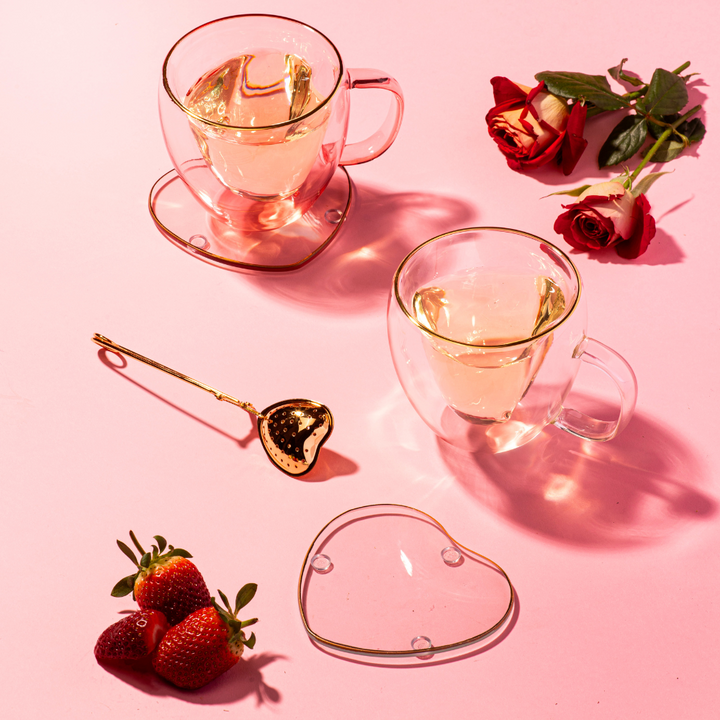 Ladelle Amour 3pc Tea Set Clear Lifestyle | Merchants Homewares