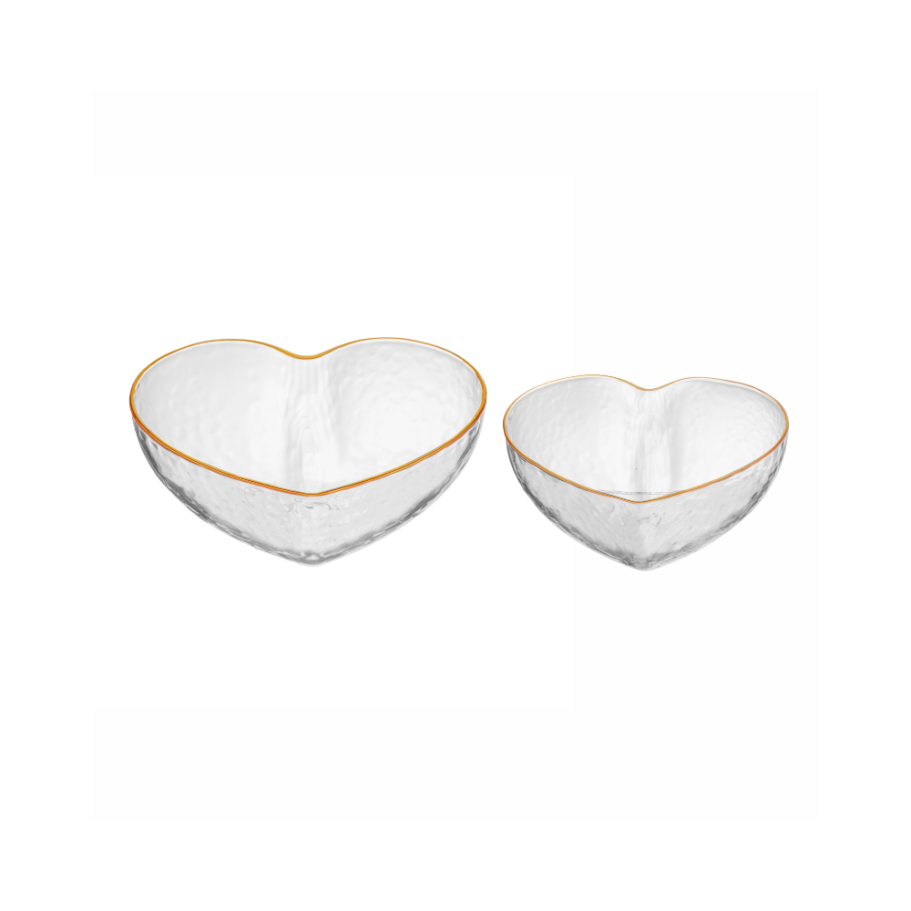 Ladelle Amour Assorted 2pk Bowl Clear | Merchants Homewares