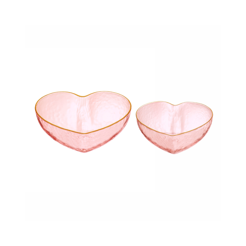 Ladelle Amour Assorted 2pk Bowl Pink | Merchants Homewares