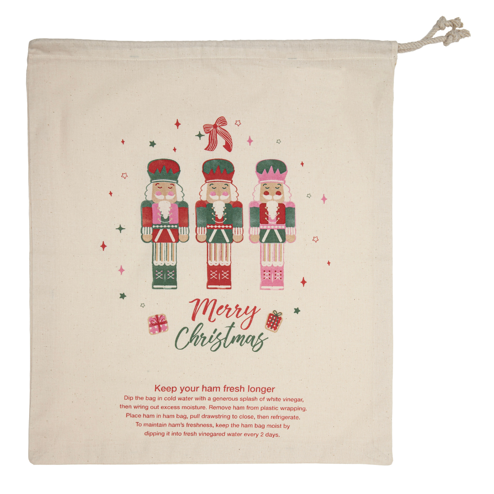 Ladelle Festive Fun Ham Bag Merry Christmas | Merchants Homewares