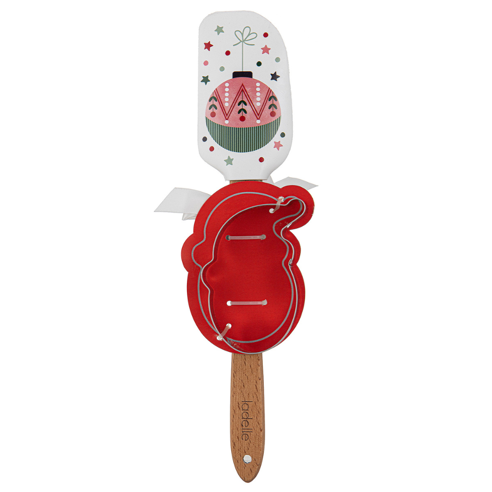 Ladelle Festive Fun Spatula & Cookie Cutter Set Bauble | Merchants Homewares