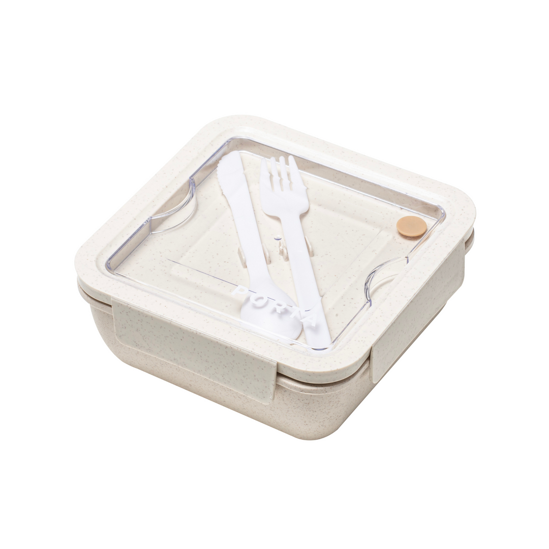 Ladelle Porta Poppy Large Bento Box Cream | Merchants Homewares