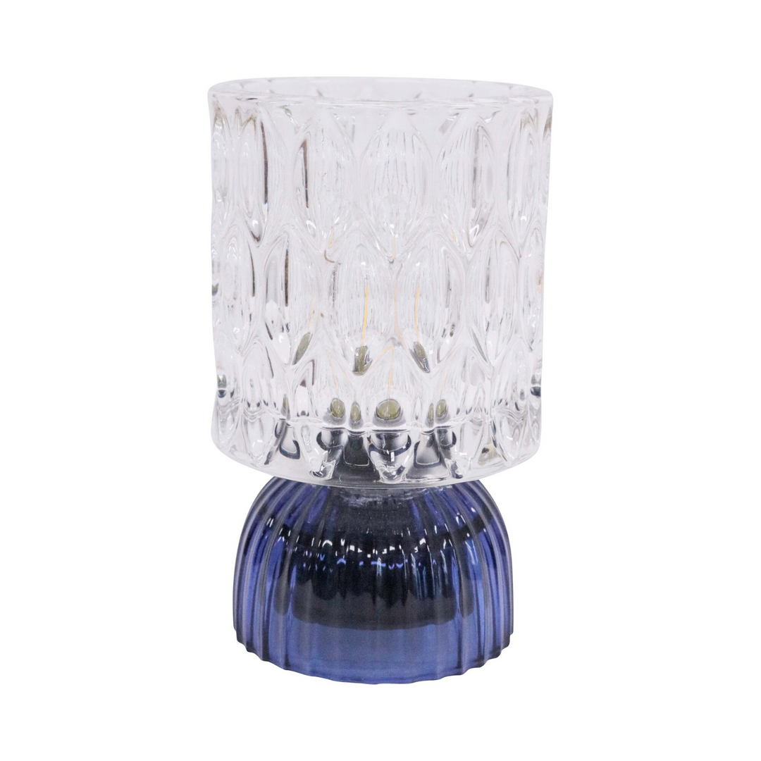 Lavida LED Glass Lamp Blue | Merchants Homewares