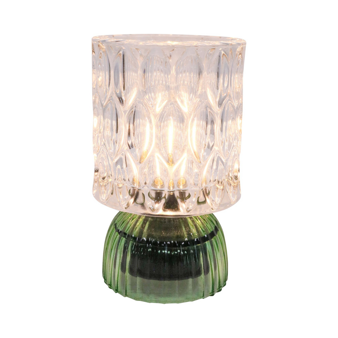 Lavida LED Glass Lamp Green | Merchants Homewares