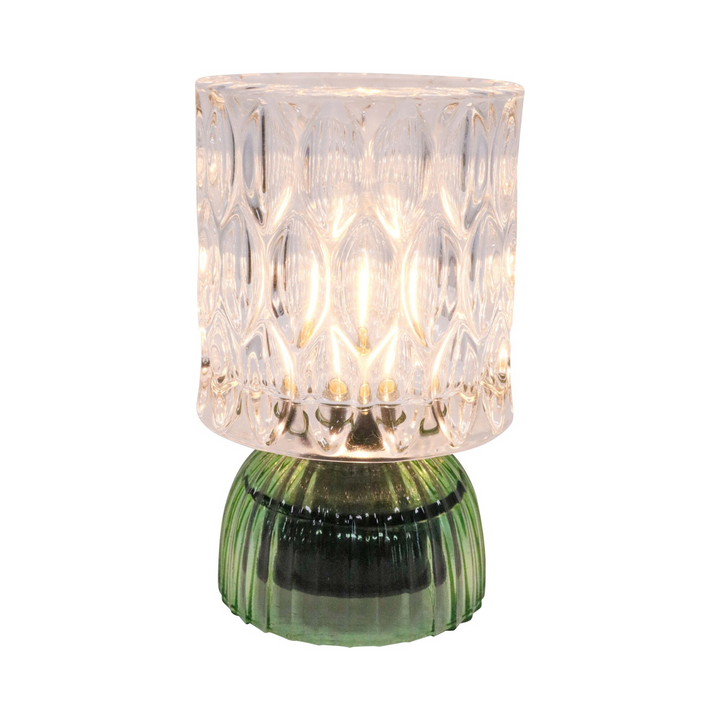 Lavida LED Glass Lamp Green | Merchants Homewares