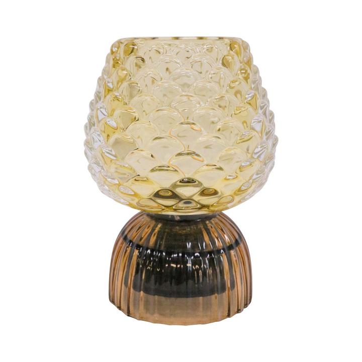 Lavida LED Scallop Glass Lamp Amber | Merchants Homewares