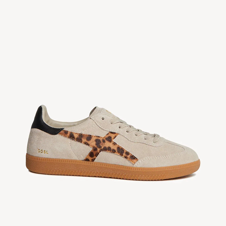 Goodsole Crossroads Taupe Suede / Leopard | Merchants Homewares