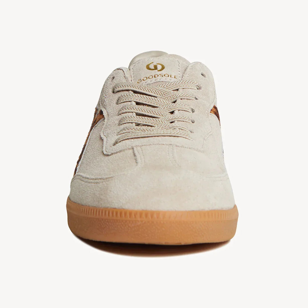 Goodsole Crossroads Taupe Suede / Leopard | Merchants Homewares