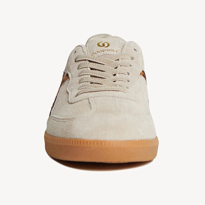 Goodsole Crossroads Taupe Suede / Leopard | Merchants Homewares