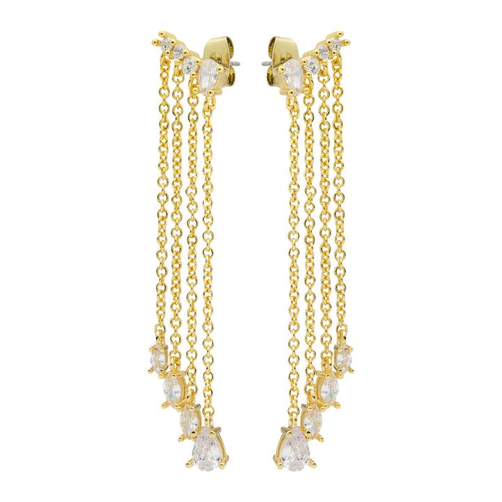 Liberté Greer Gold Multi Drop Earring | Merchants Homewares