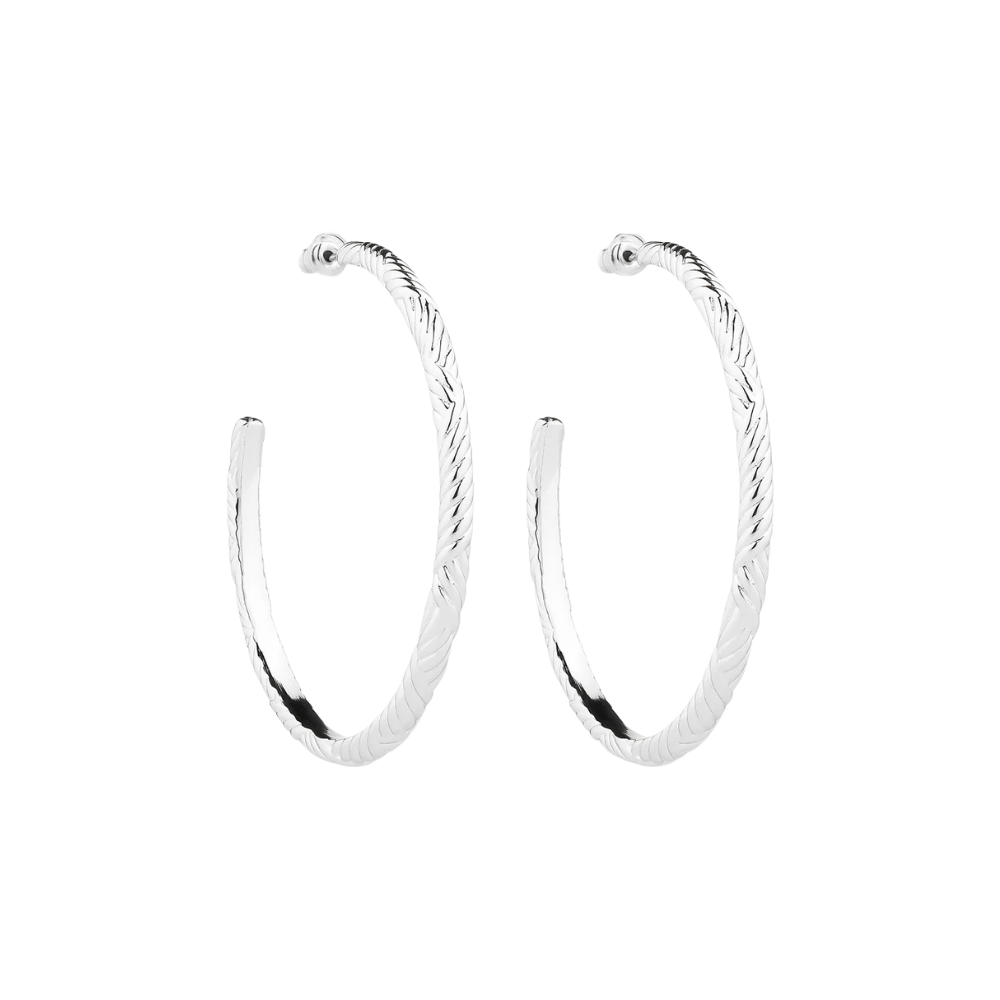 Liberté Indra Silver Hoop | Merchants Homewares