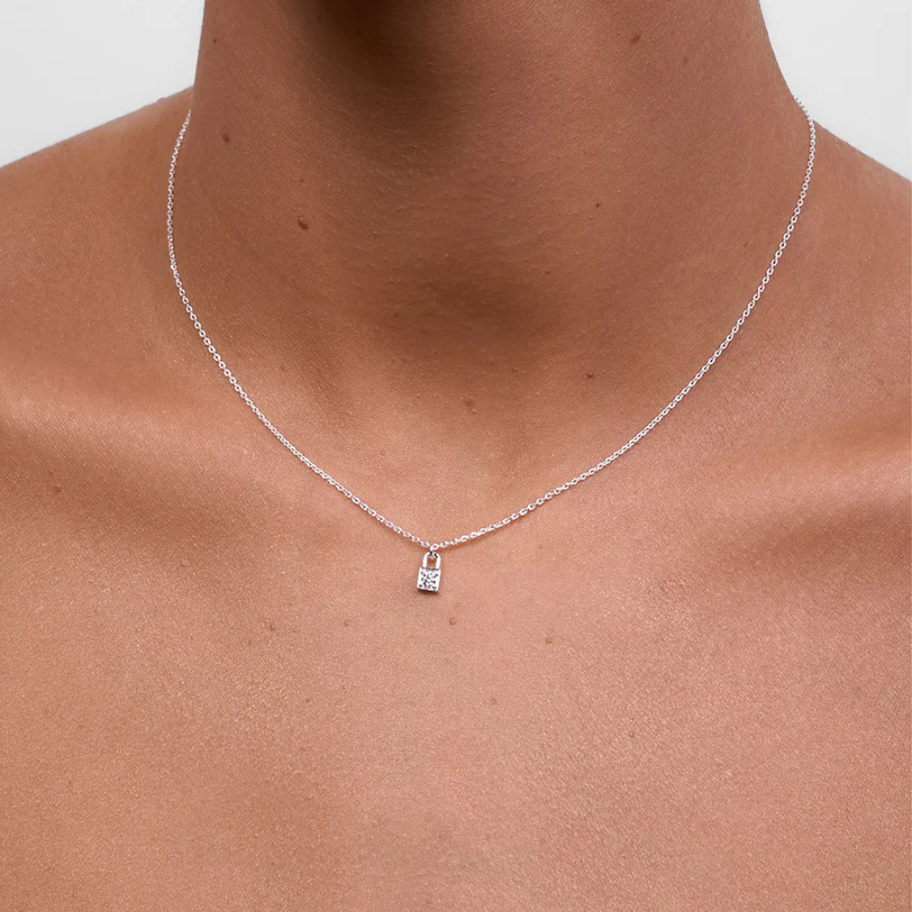 Liberté Penny Silver Locket Necklace Lifestyle | Merchants Homewares