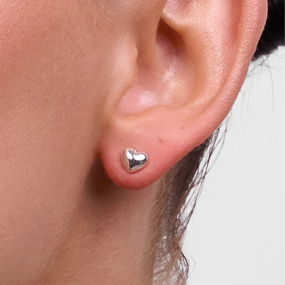 Liberté Winnie Silver Heart Earring Lifestyle | Merchants Homewares