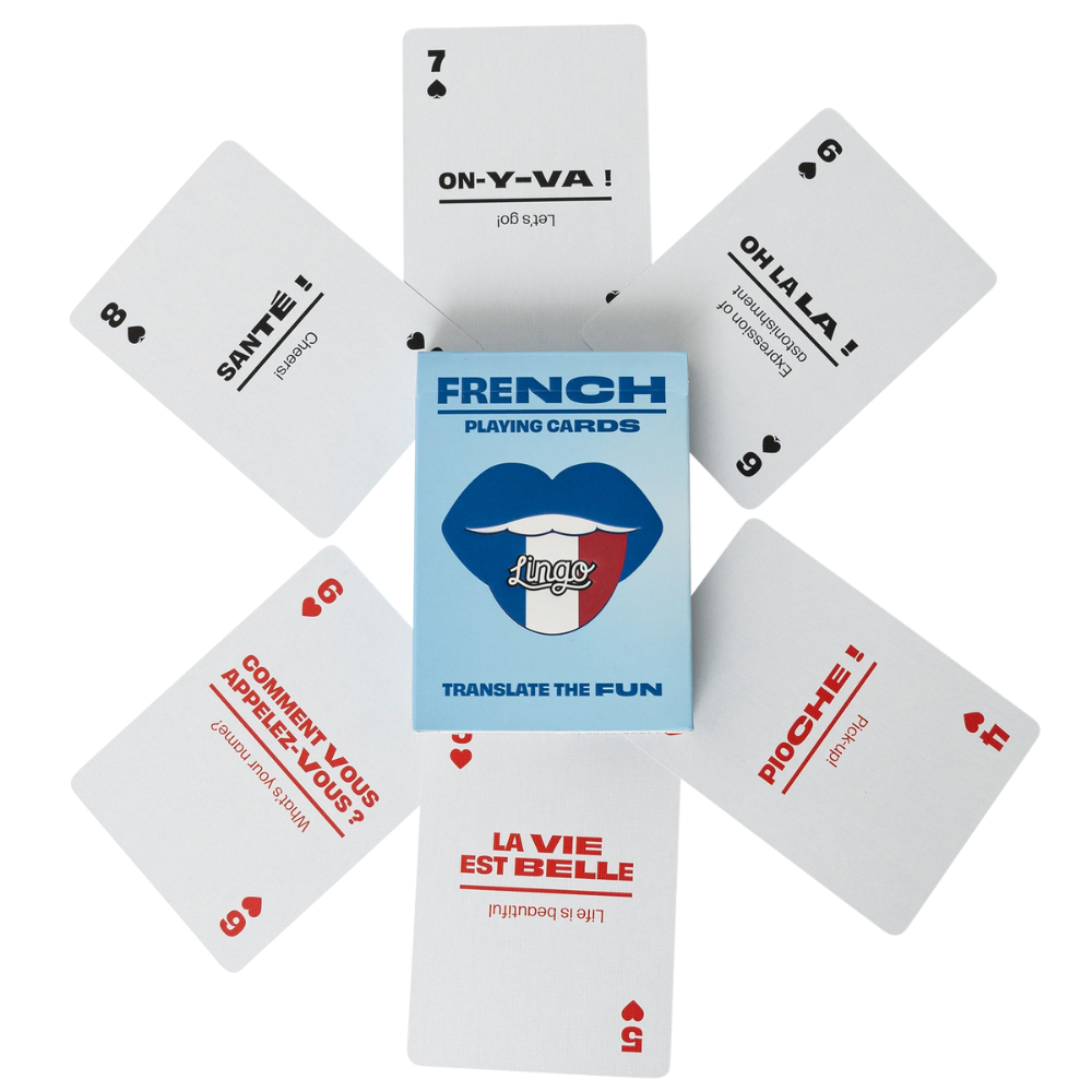 Lingo French Travel Tin Cards | Merchants Homewares