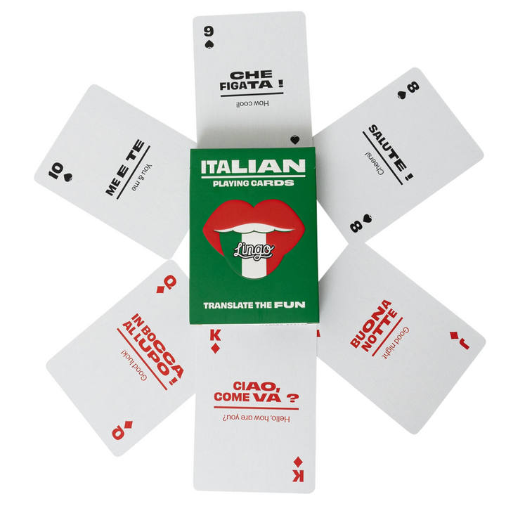 Lingo Italian Travel Tin Cards | Merchants Homewares