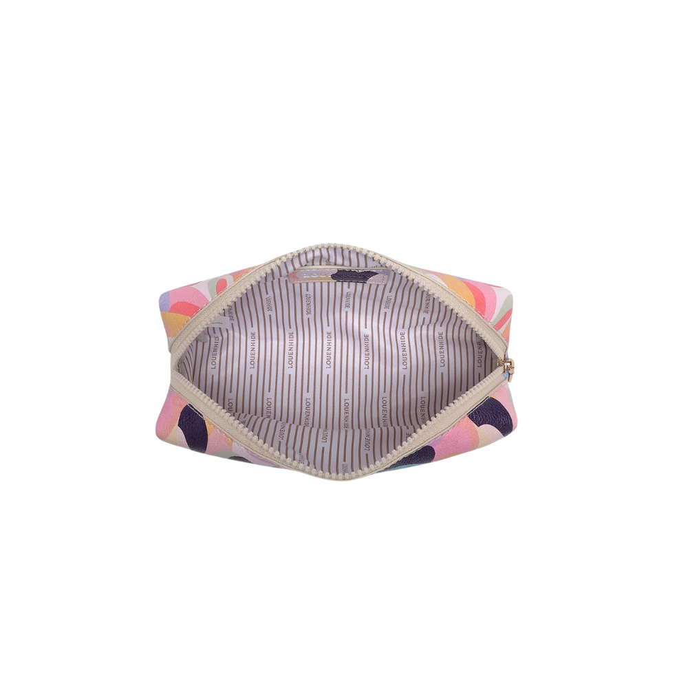 Louenhide Brianna Makeup Bag Mosaic Jewel Open | Merchants Homewares