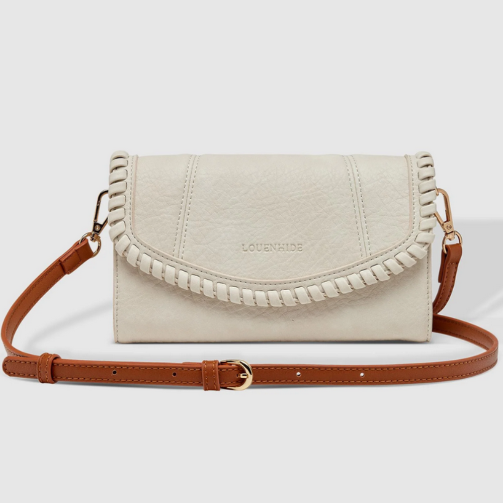 Louenhide Harlow Crossbody Bag Vanilla With Strap | Merchants Homewares