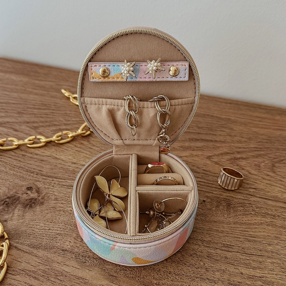 Louenhide Sisco Jewellery Box Mosaic Pastel Lifestyle | Merchants Homewares