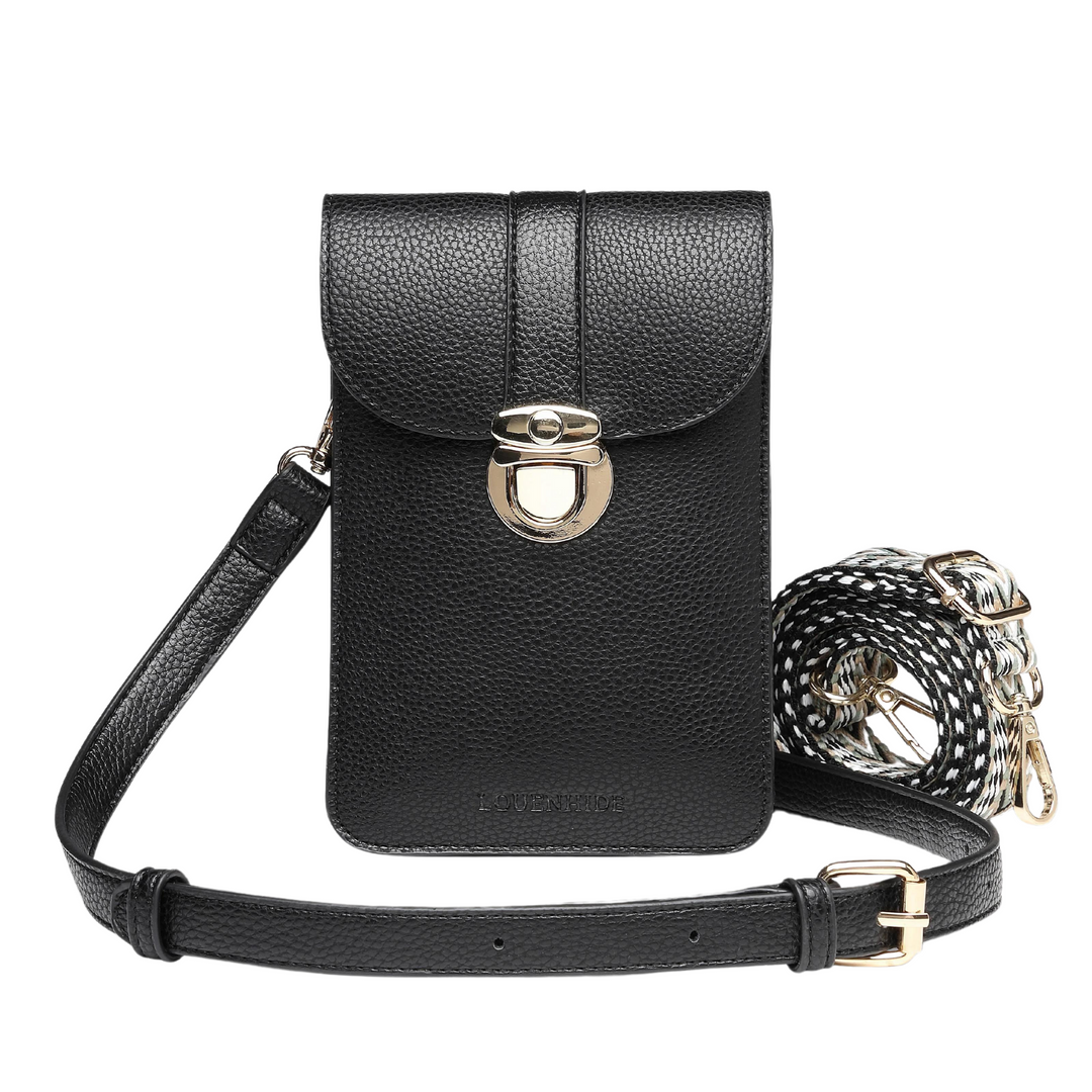 Louenhide Fontaine Phone Crossbody Bag Black | Merchants Homewares