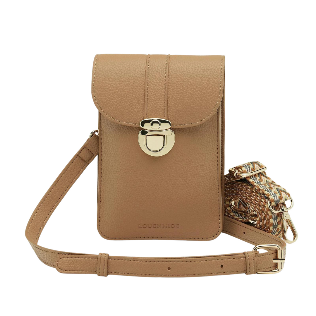 Louenhide Fontaine Phone Crossbody Bag Latte | Merchants Homewares