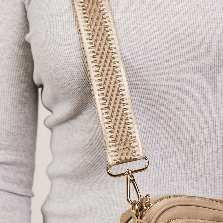 Louenhide Kiki Webbing Guitar Strap Coffee Lifestyle | Merchants Homewares
