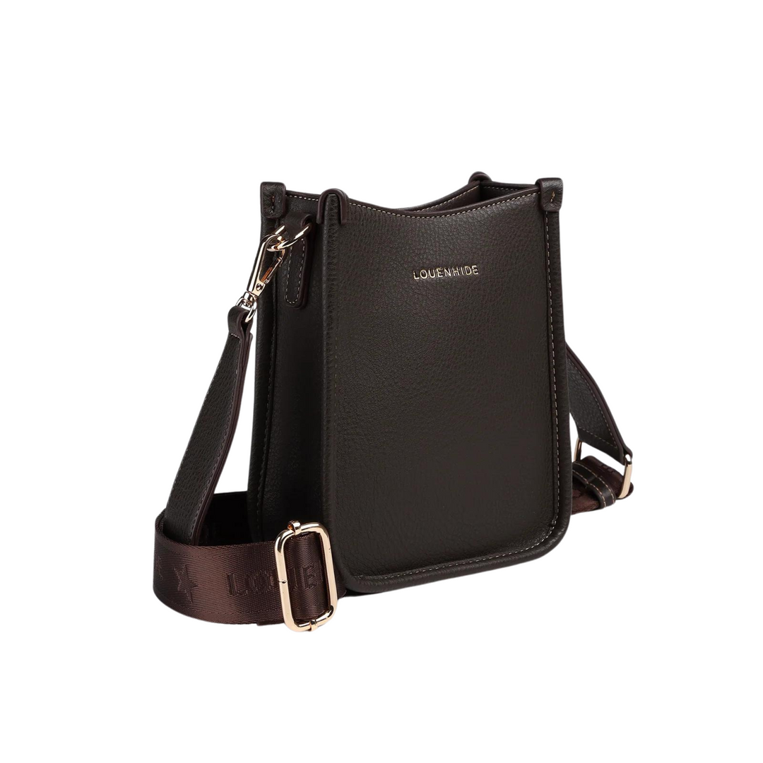 Louenhide Parker Phone Crossbody Bag Chocolate | Merchants Homewares