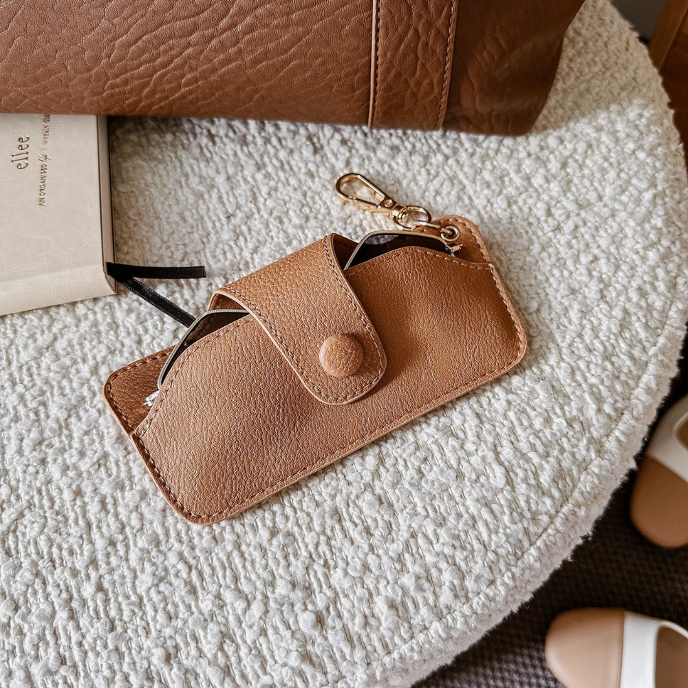 Skittle Sunglass Case | Camel