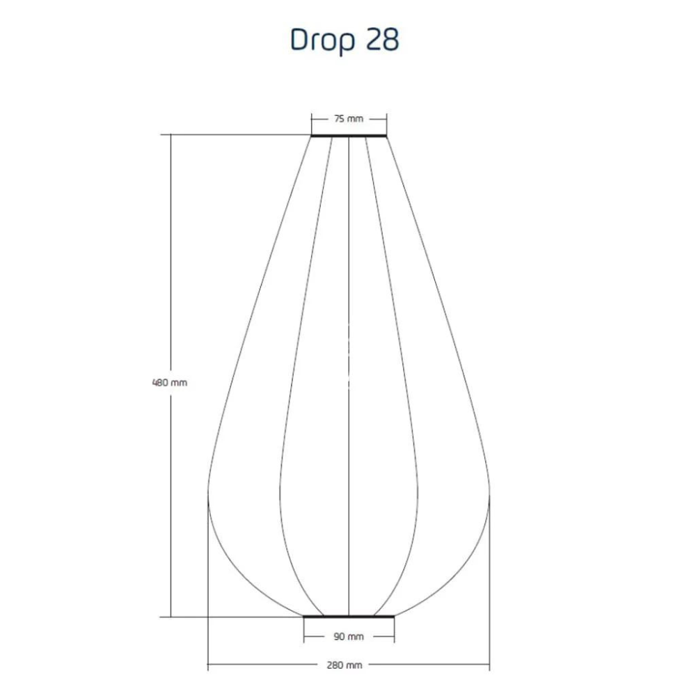 Lumiz Fiore Drop 28cm Gold Solar Lantern Dimensions | Merchants Homewares